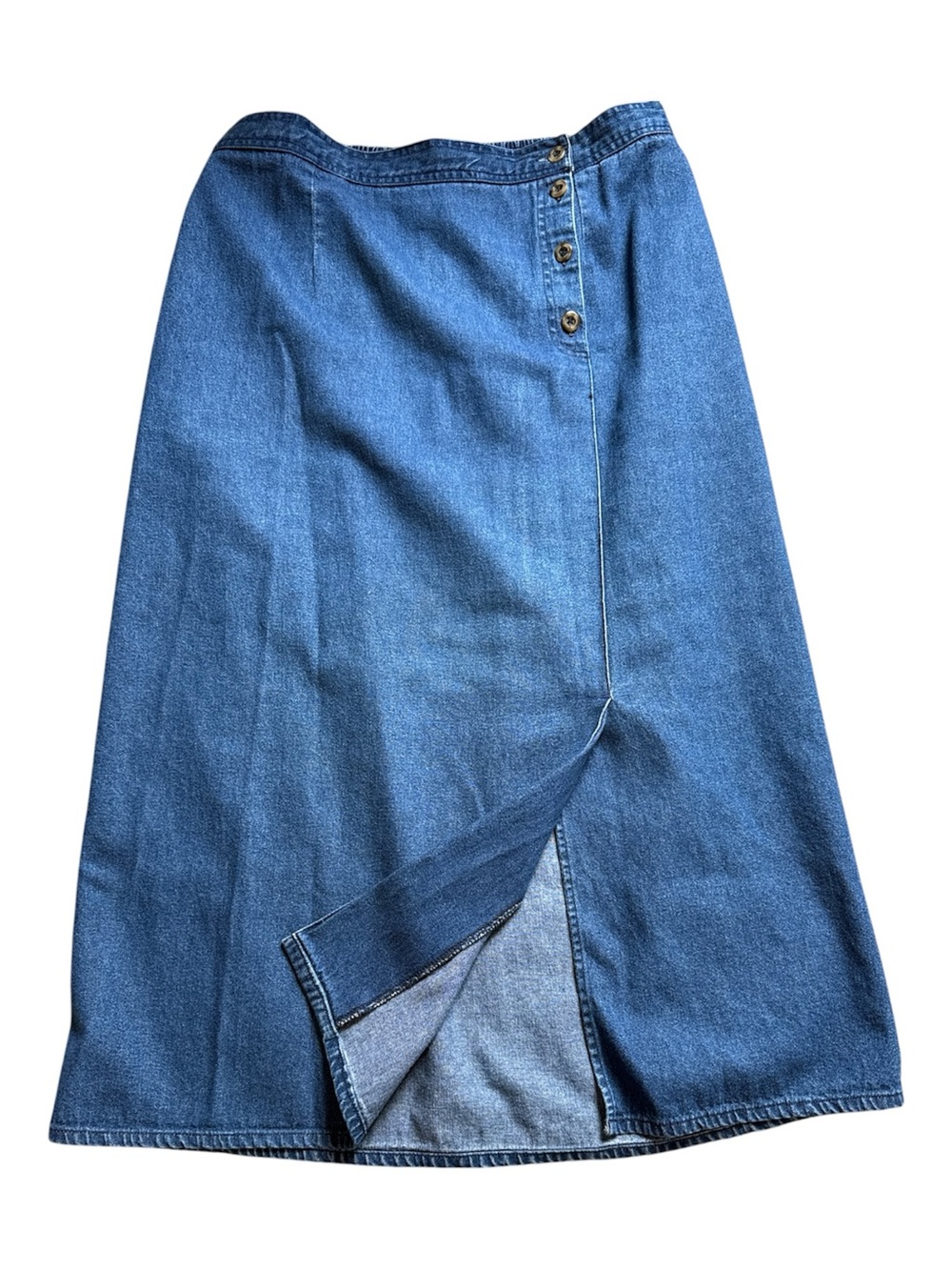 Jantzen denim maxi skirt - vintage - Picture 2 of 6